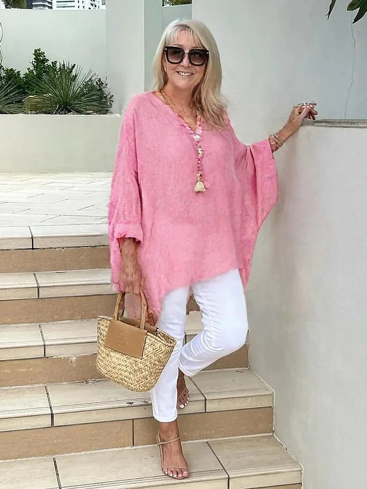 Caelina - Camicia Base a Maniche Lunghe
