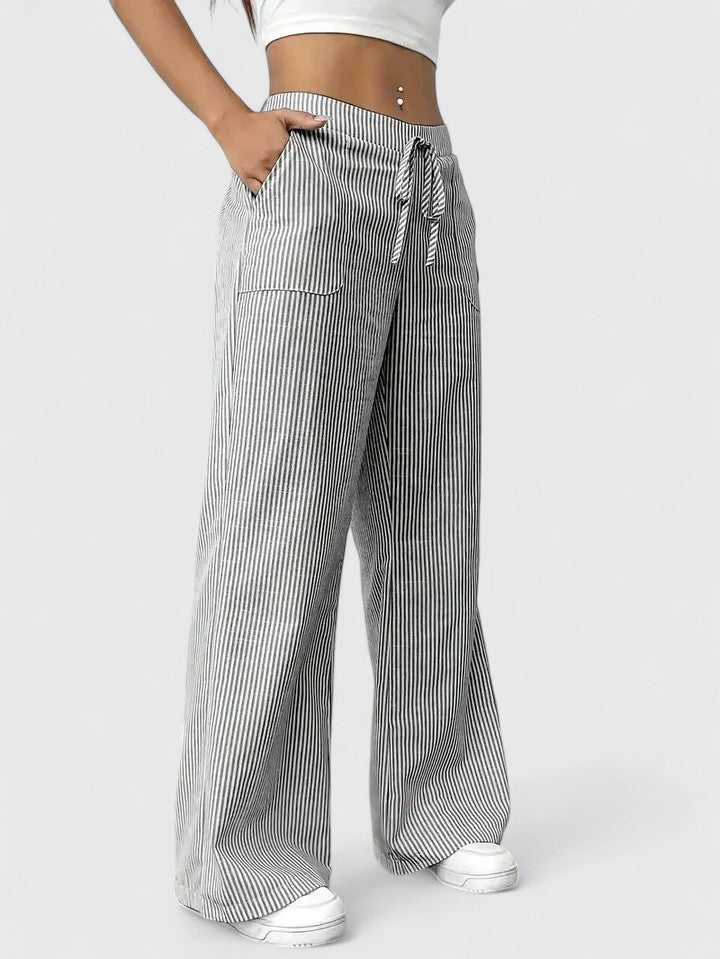 SIERRA – PANTALONI LOUNGE A RIGHE