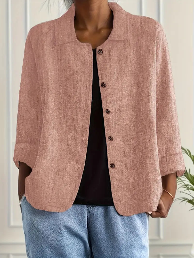 Marilla™ – Cardigan camicia leggero classico