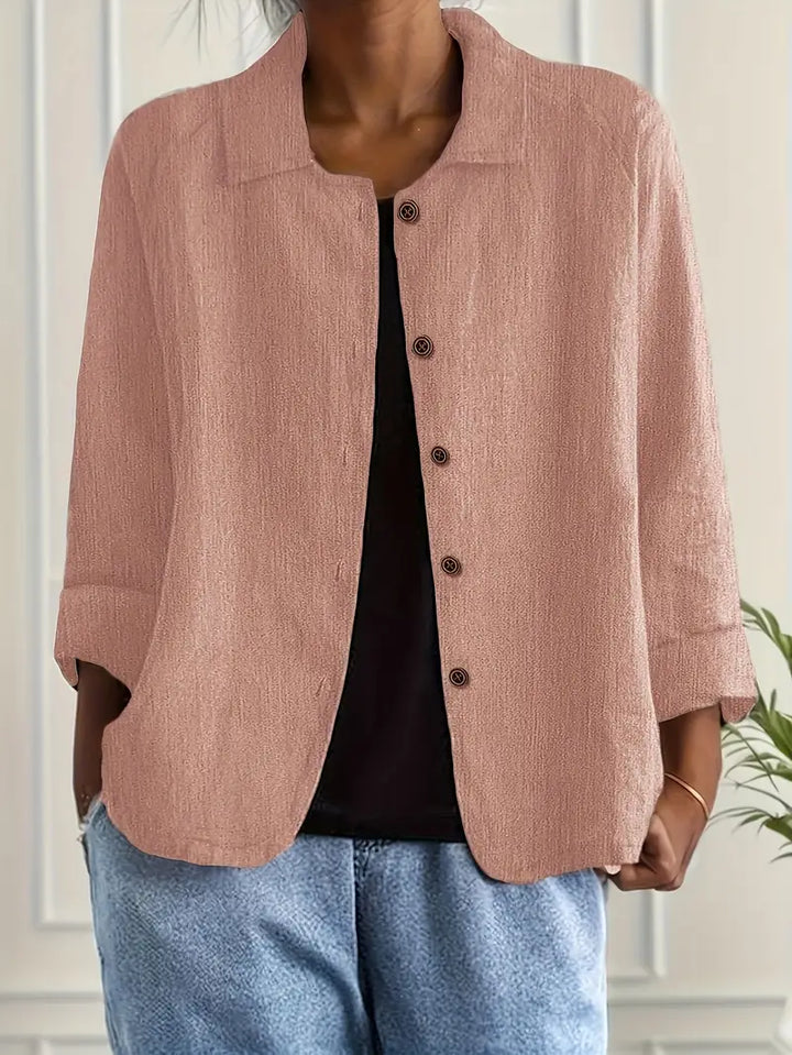 Marilla™ – Cardigan camicia leggero classico