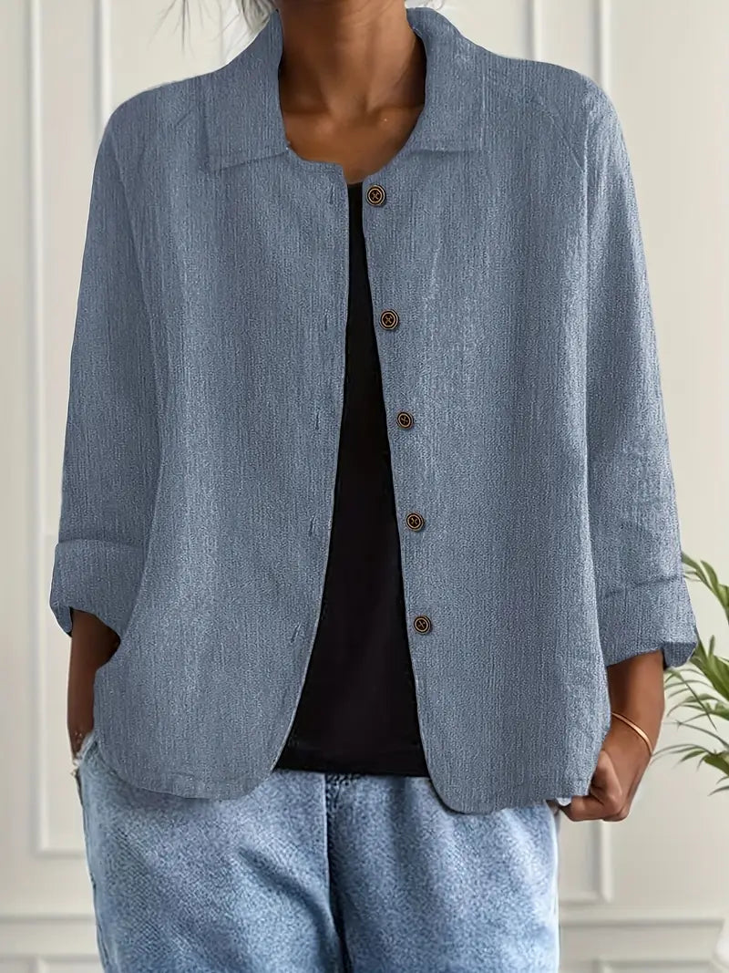 Marilla™ – Cardigan camicia leggero classico