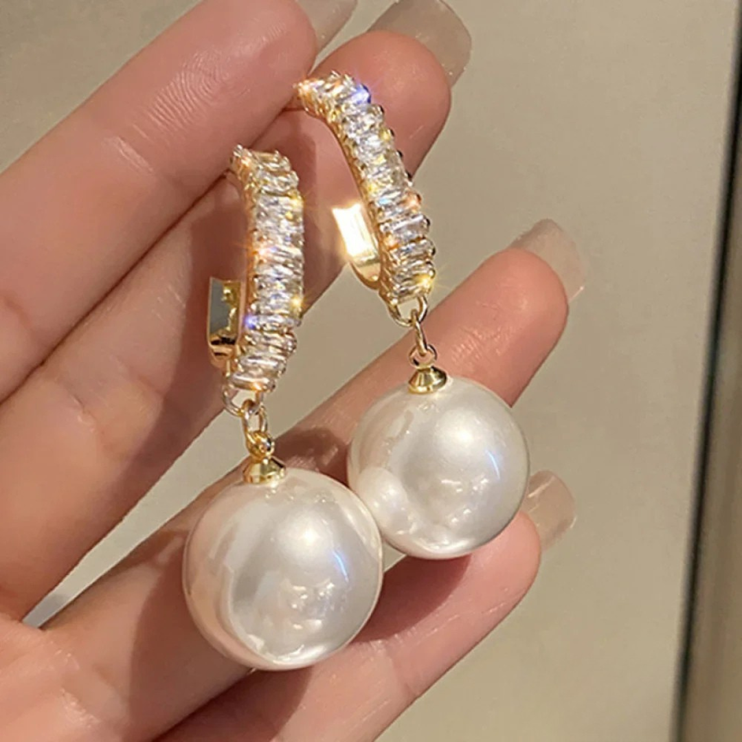 Orecchini Chic in Perle e Zirconia