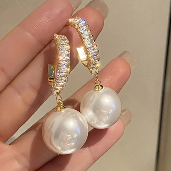 Orecchini Chic in Perle e Zirconia