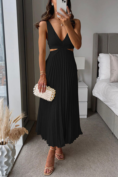 Catherina - Elegante vestito plissettato per la notte