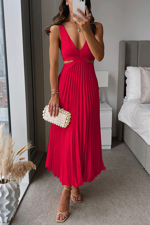 Catherina - Elegante vestito plissettato per la notte