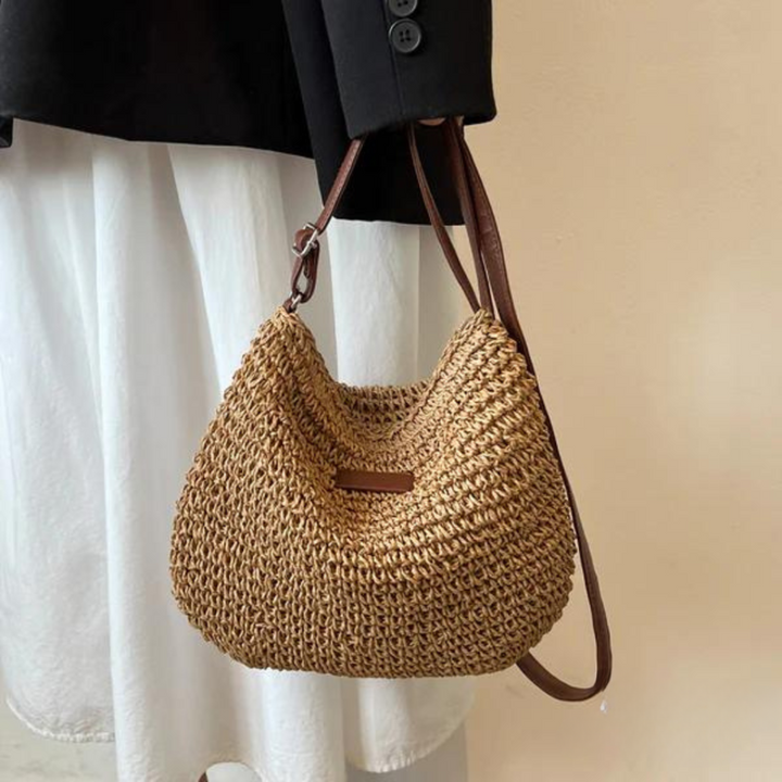 Fredhild | Borsa a Spalla in Stile Classico Intrecciato