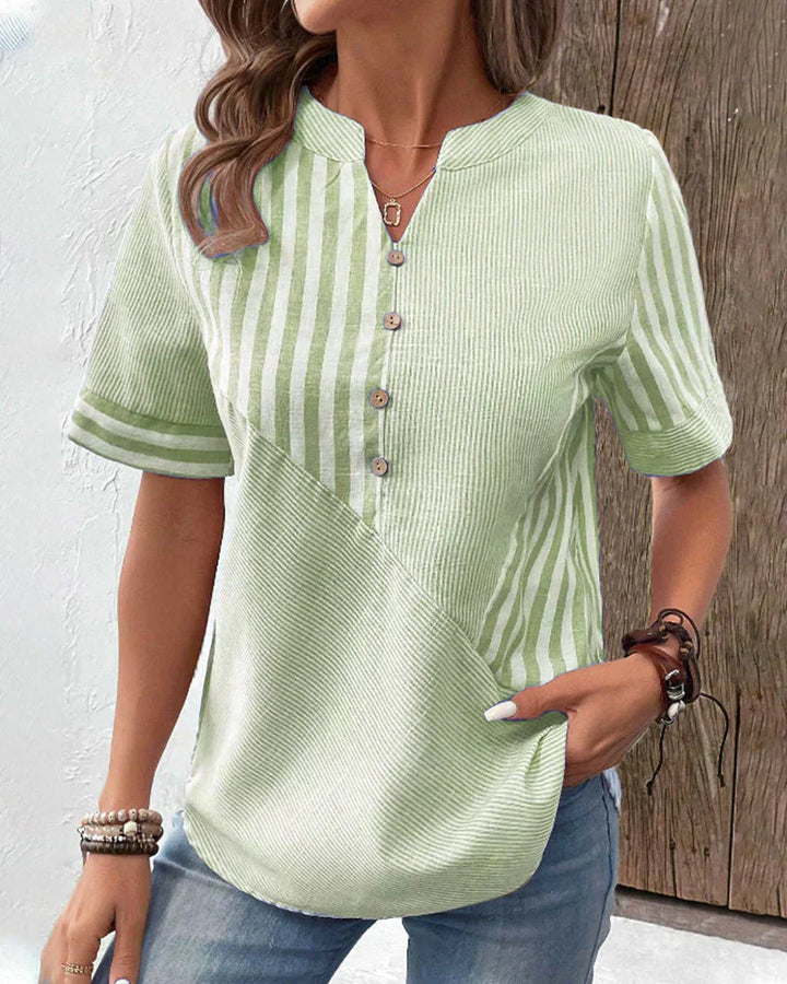 Sandra™ | Top a Righe Classico
