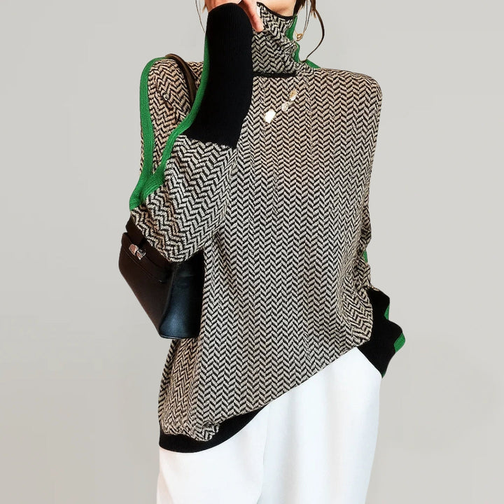 Martina™ | Pullover con Collo Alto