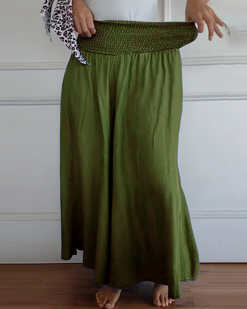 Reina - Pantaloni Comodi a Gamba Larga
