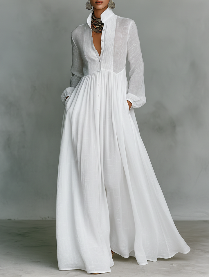 Cintia | Vestito maxi minimalista