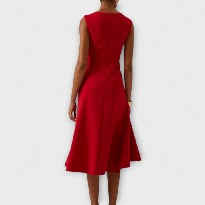 Juliette – Vestito Midi Asimmetrico Drappeggiato