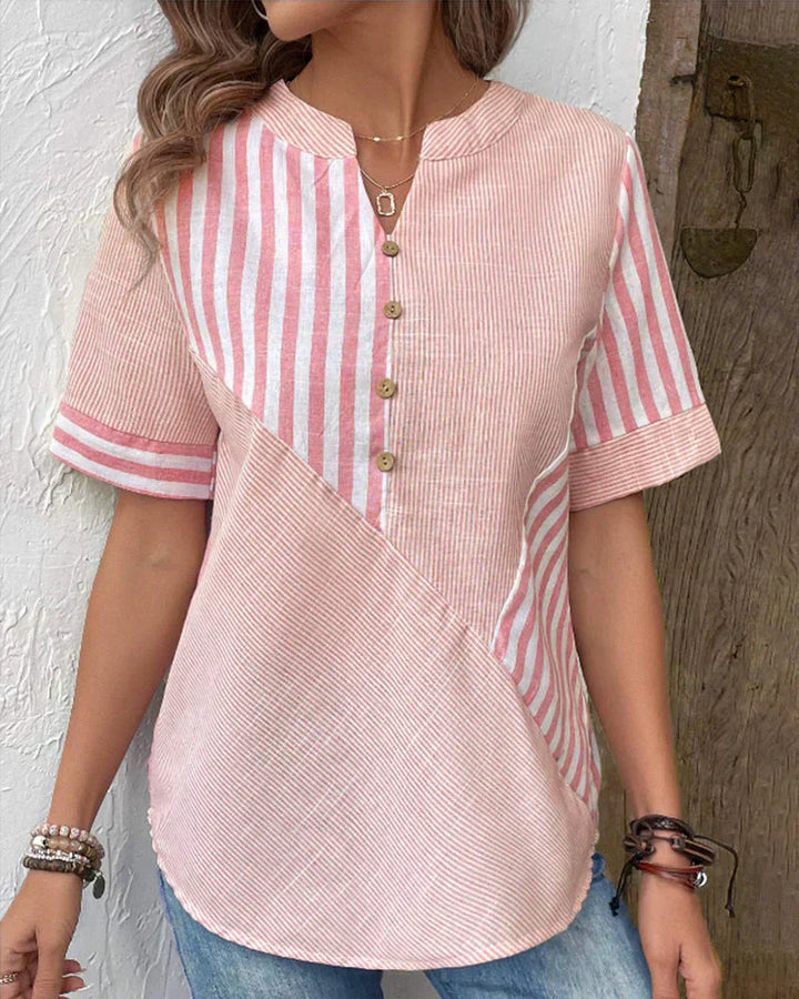 Sandra™ | Top a Righe Classico