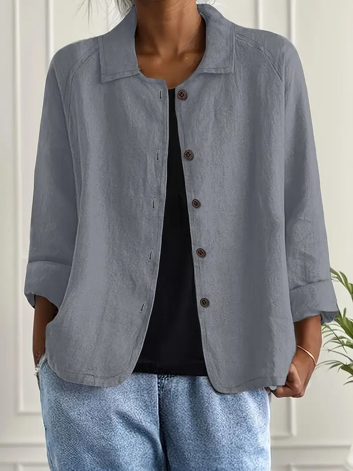 Marilla™ – Cardigan camicia leggero classico