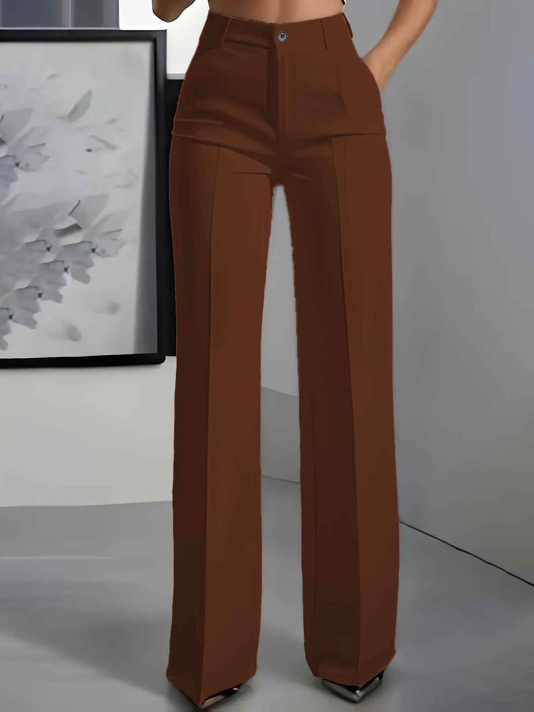SOPHIA – PANTALONI TAILLEUR A Gamba Larga ELEGANTI
