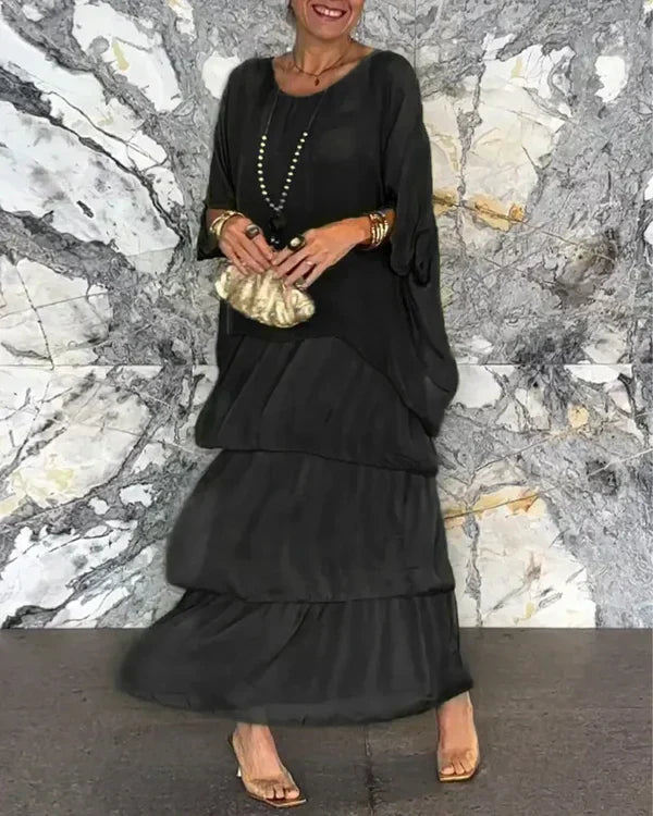 Evelyn - Abito elegante in chiffon