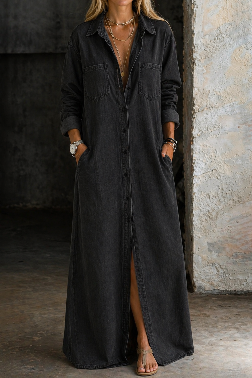 Delana | Vestito a Bottoni