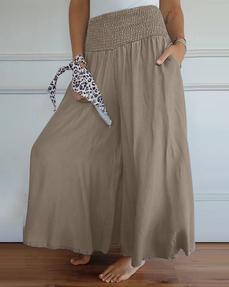 Reina - Pantaloni Comodi a Gamba Larga