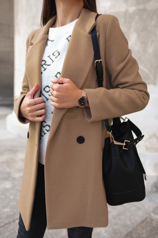 Teresa™ Cappotto Elegante con Rever