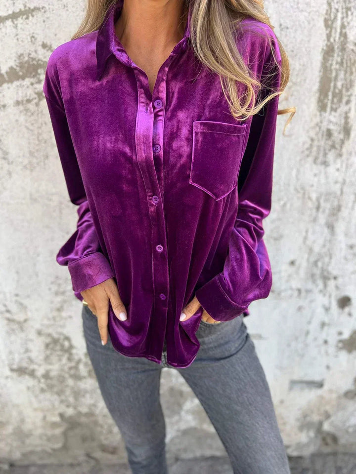 Kaya - Elegante Blusa di Velluto