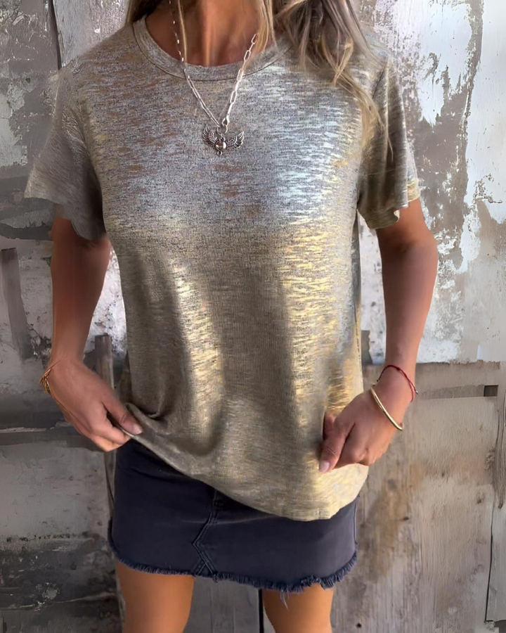 MARIONA - T-shirt alla moda a maniche corte