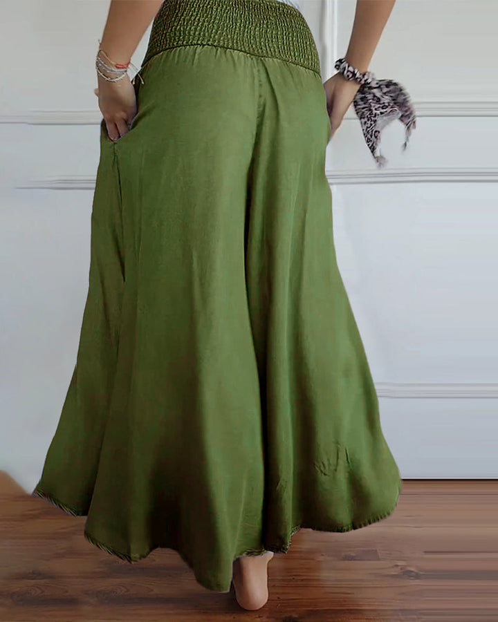 Reina - Pantaloni Comodi a Gamba Larga