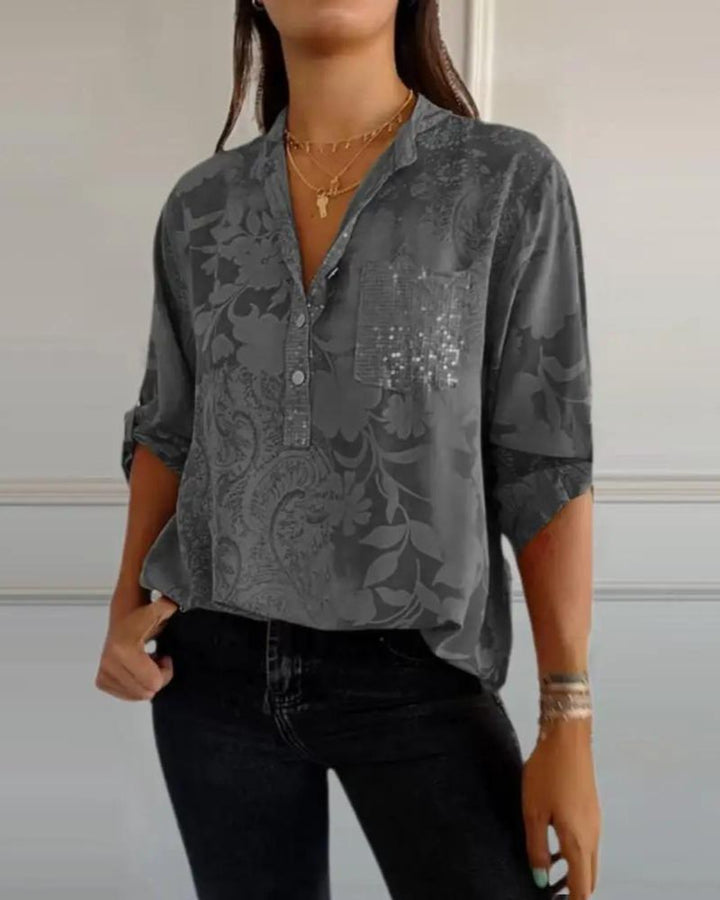 DARYA - TOP A POCKET FIORITO