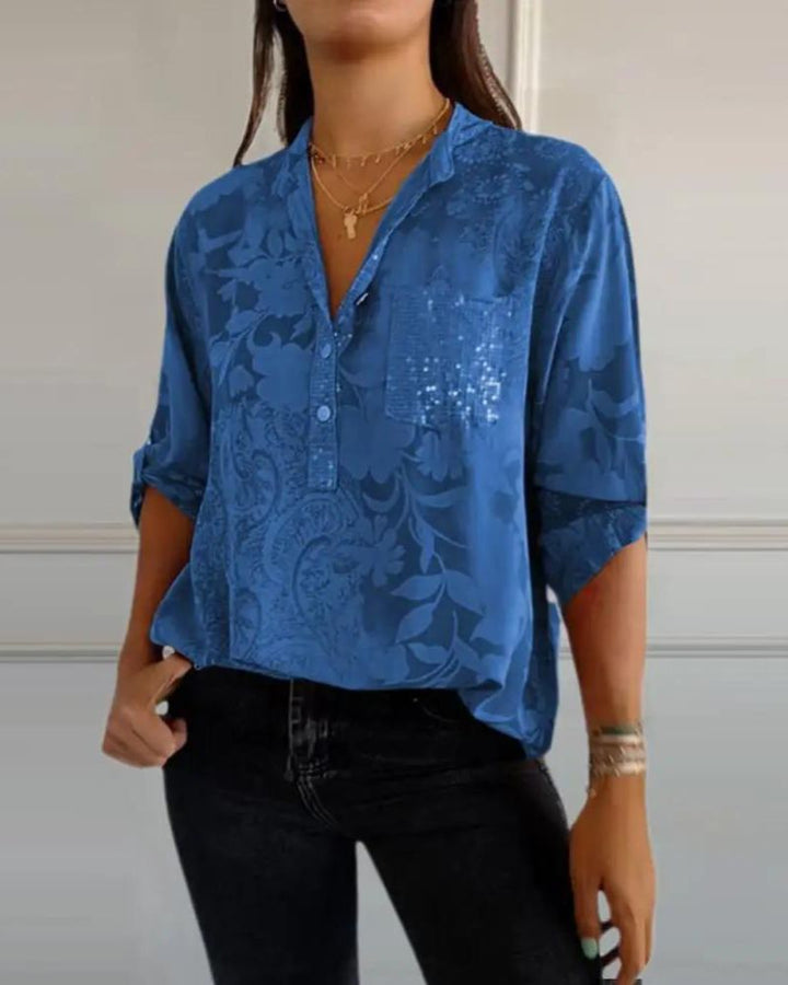 DARYA - TOP A POCKET FIORITO