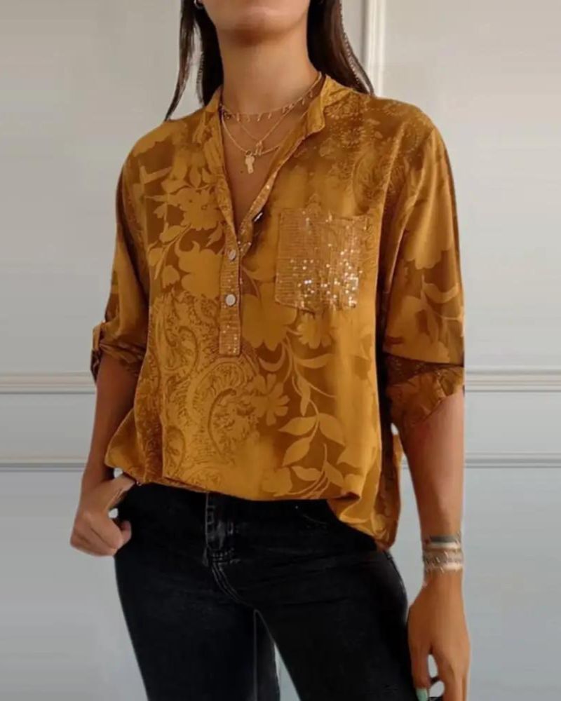 DARYA - TOP A POCKET FIORITO