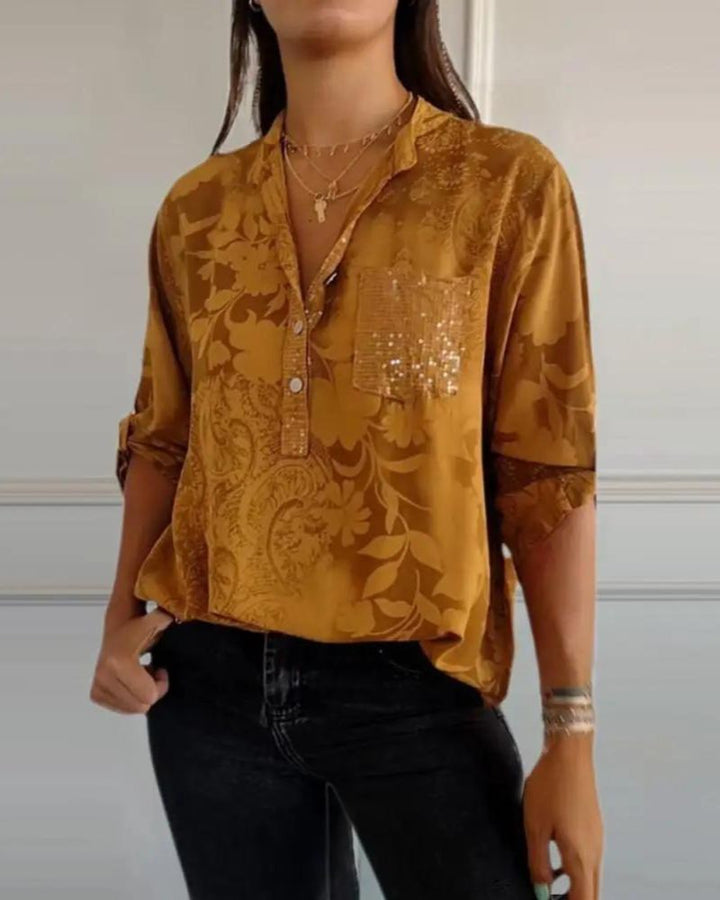DARYA - TOP A POCKET FIORITO