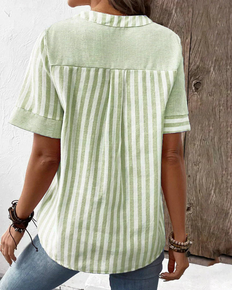Sandra™ | Top a Righe Classico
