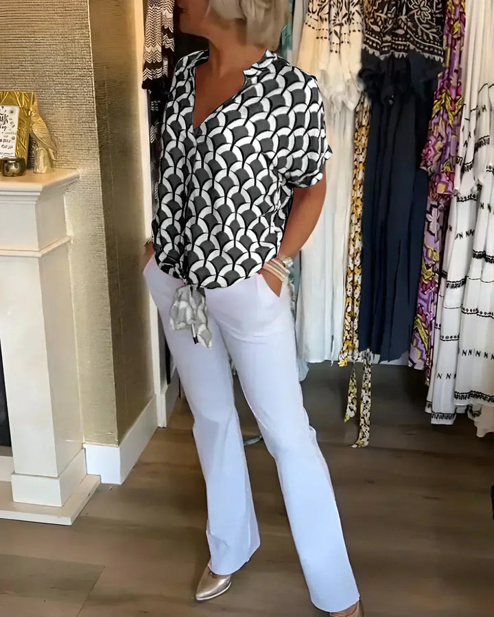 BLUSA STAMPATA STILOSA SOLVEIG