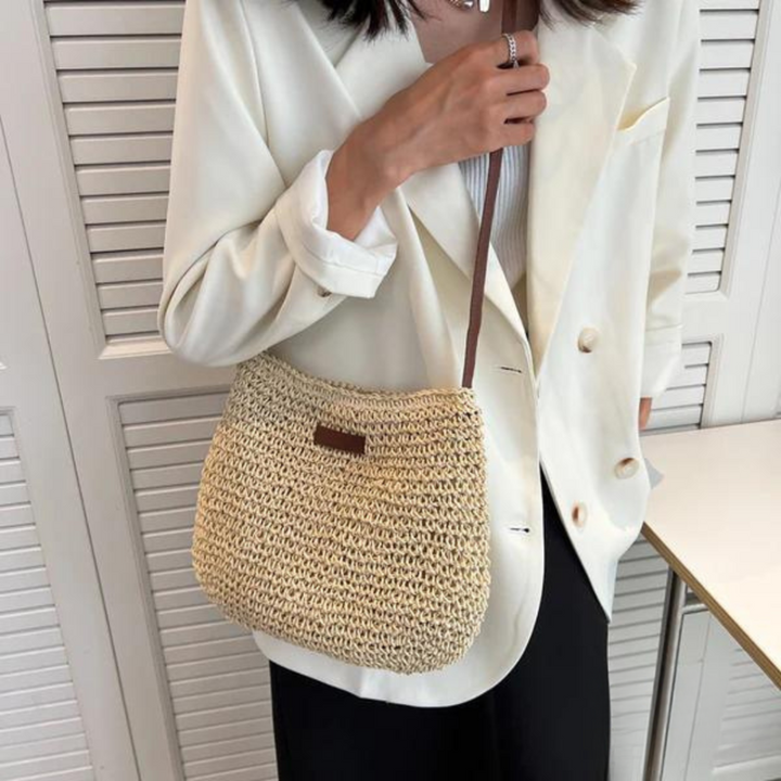 Fredhild | Borsa a Spalla in Stile Classico Intrecciato