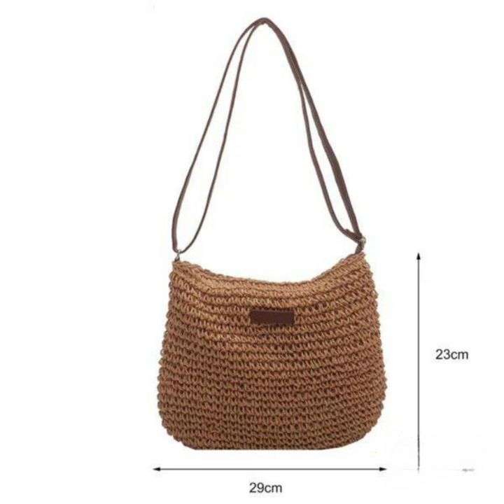 Fredhild | Borsa a Spalla in Stile Classico Intrecciato