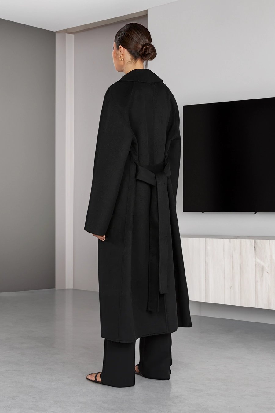 Cappotto invernale con colletto