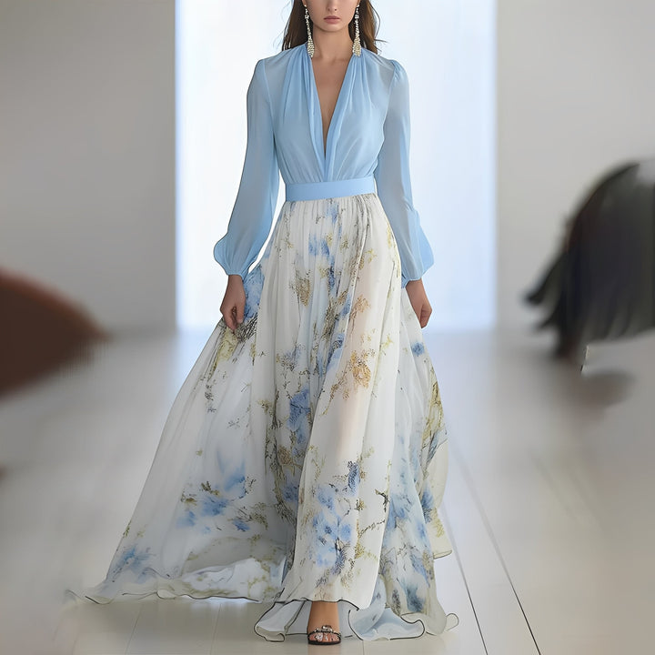 Sandrine - Vestito traspirante con scollo a V per donne