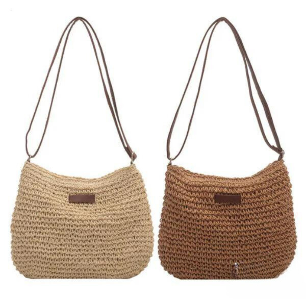 Fredhild | Borsa a Spalla in Stile Classico Intrecciato