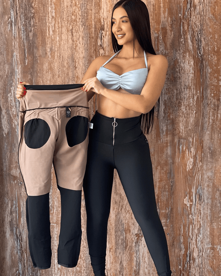 Shopella - pantaloni solleva pancia e fianchi