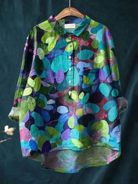 BLOUSE SERAPHINA I RETRO-FLOWER