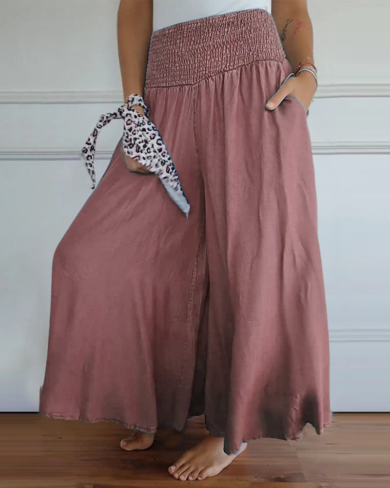 Reina - Pantaloni Comodi a Gamba Larga