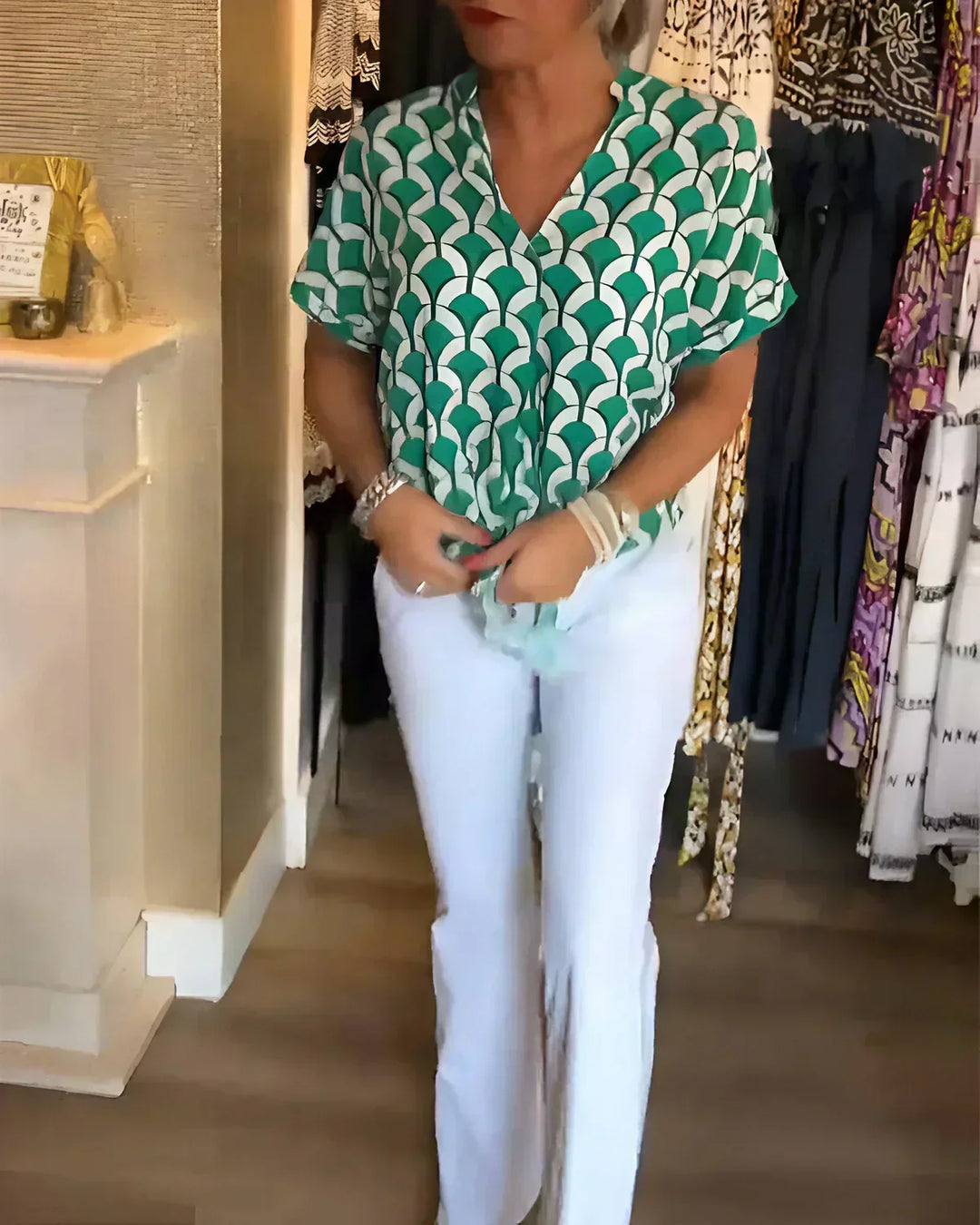 BLUSA STAMPATA STILOSA SOLVEIG