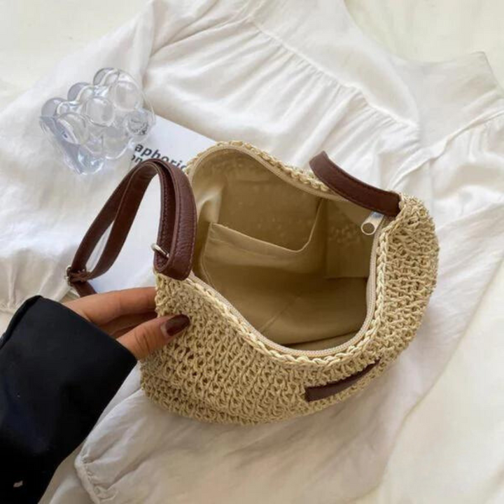 Fredhild | Borsa a Spalla in Stile Classico Intrecciato