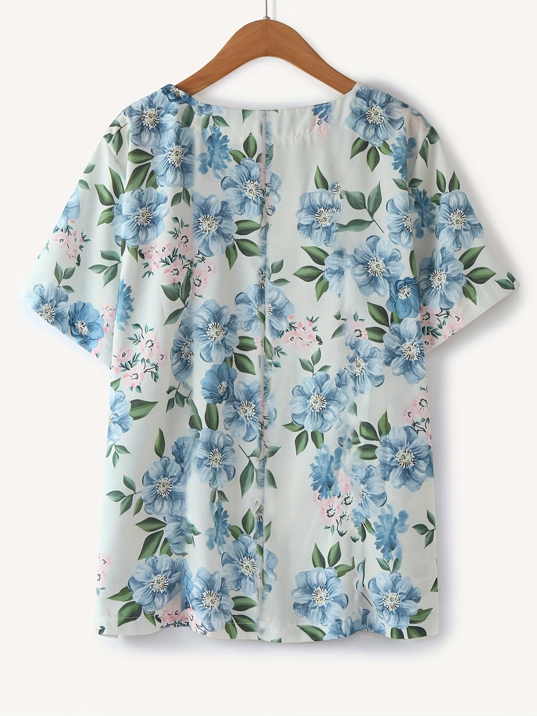 Sienna – Blusa con Dettaglio di Bottoni Floreali