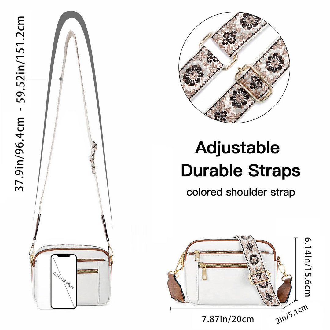 Erikka | Borsa a tracolla elegante con tracolla regolabile a fantasia