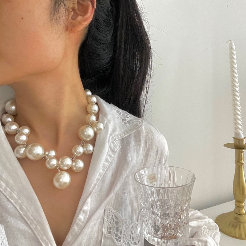 Collana di perle delicate