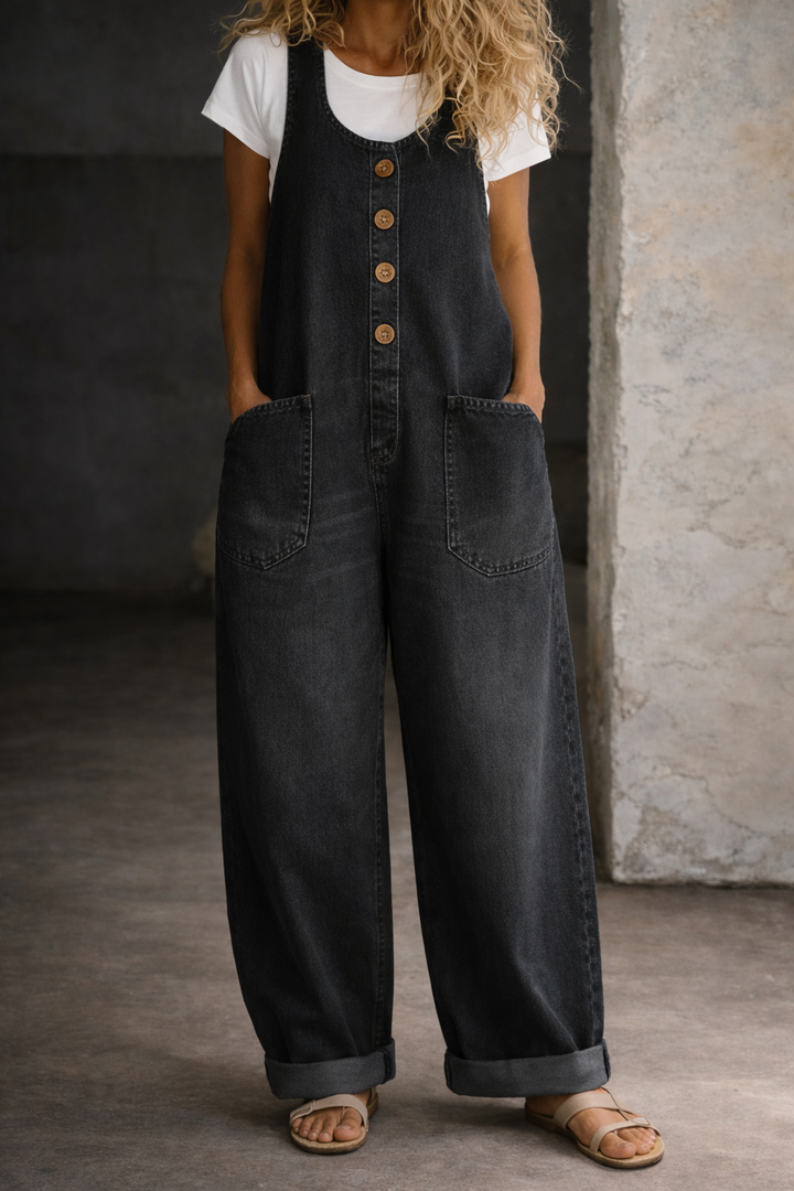Bethany | Tute in Cotone Denim Lavato Vintage