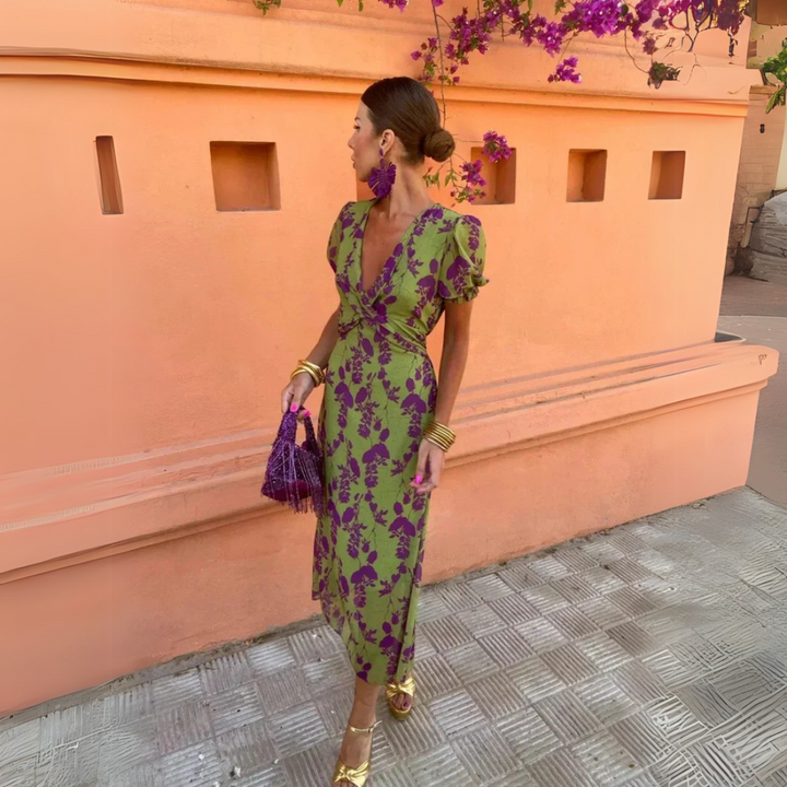 Danielle - Vestito Midi Floreale