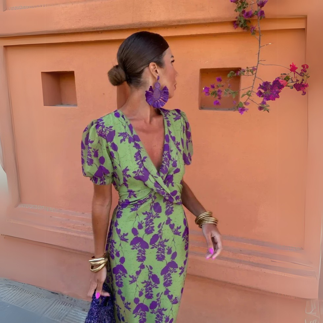 Danielle - Vestito Midi Floreale
