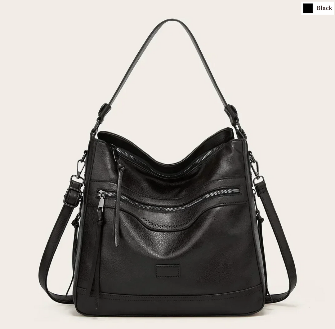 Malbjørg | Borsa a spalla elegante con design ondulato