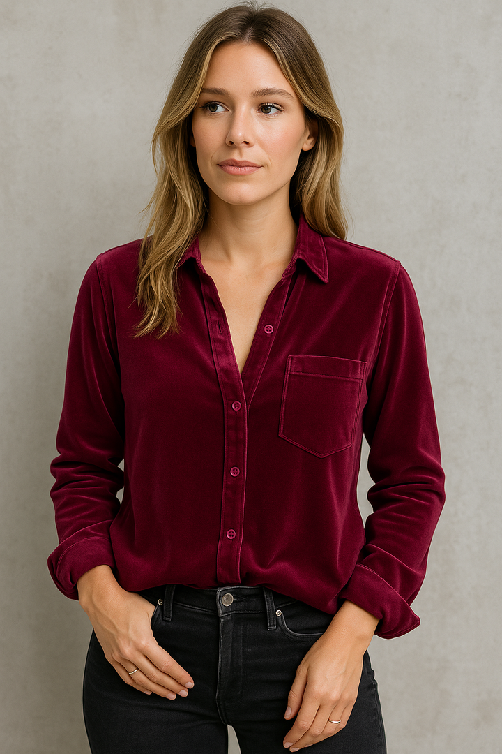 Kaya - Elegante Blusa di Velluto