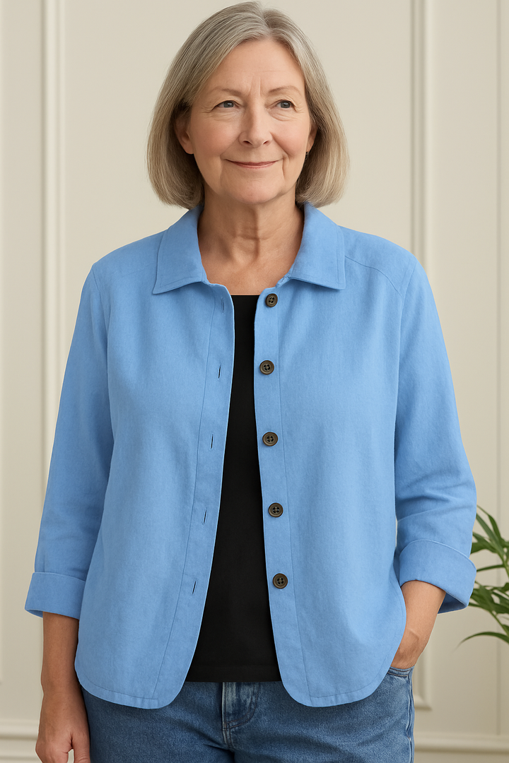 Marilla™ – Cardigan camicia leggero classico